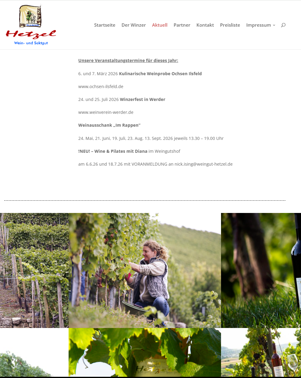 Aktuell · Veranstaltungen weingut-hetzel.de